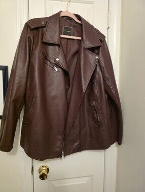 Purple Leather Lane Bryant Jacket Size 20